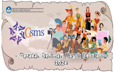 GERAKAN SENIMAN MASUK SEKOLAH DIMULAI OKTOBER 2024