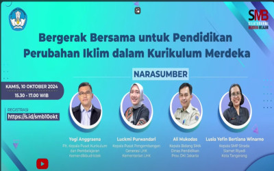 Arsip SMB: Bergerak Bersama untuk Pendidikan Perubahan Iklim dalam Kurikulum Merdeka